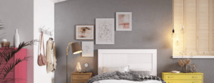 Decorar la pared del cabecero de la cama