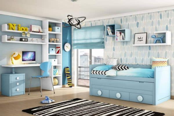 Decoración de una habitación juvenil