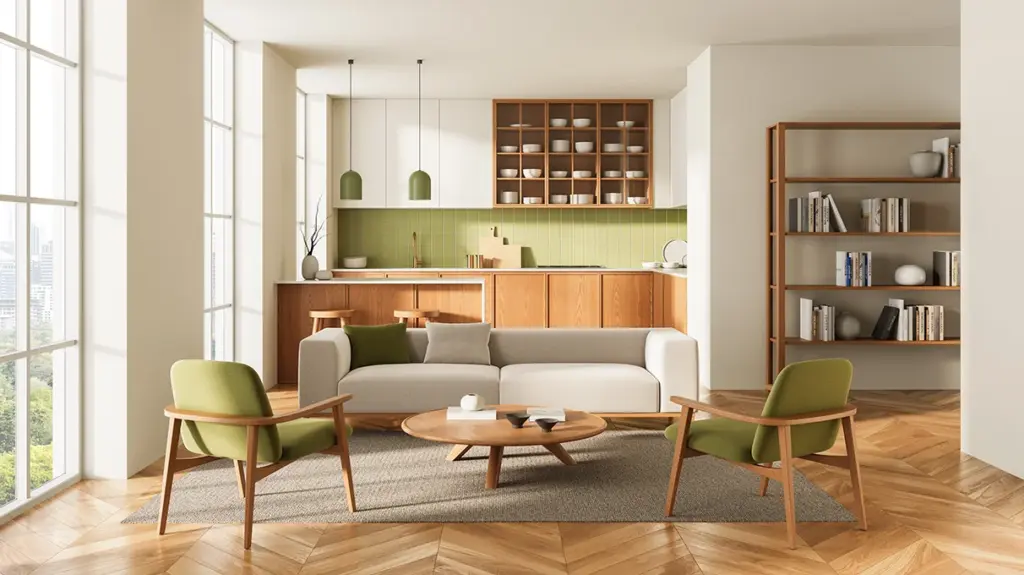 La diferencia entre una casa decorada y una casa bien diseñada Diseño de interiores en Zaragoza creando continuidad visual entre diferentes espacios de la vivienda