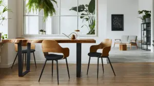 Decoración de vivienda amplia con salón integrado y espacios conectados