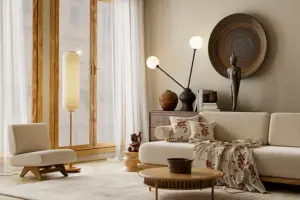 vivienda funcional mejorada mediante distribución, mobiliario e iluminación