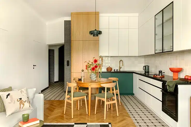 Un comedor pensado para reunirse, compartir y disfrutar mesa de comedor proporcionada al espacio disponible