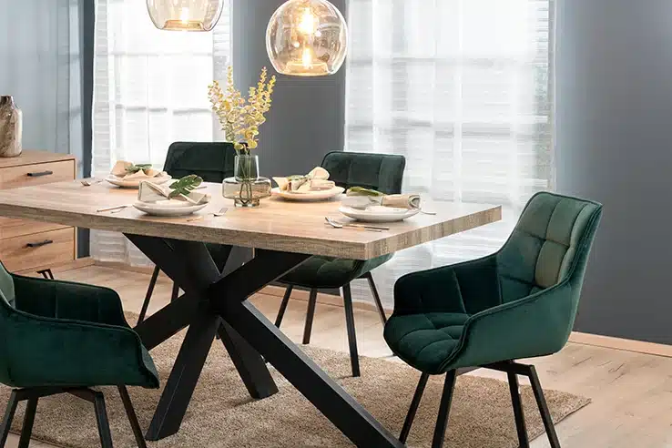 Un comedor pensado para reunirse, compartir y disfrutar comedor integrado en el salón con ambientes diferenciados