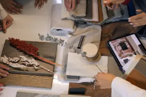 Selección de tejidos, materiales y acabados para un proyecto de interiorismo